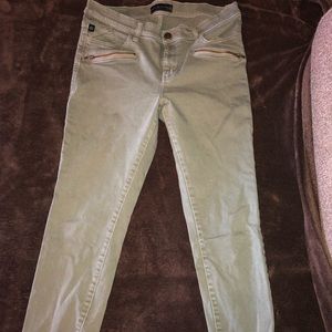 Rock and Republic Army Green Skinny Jeans-13